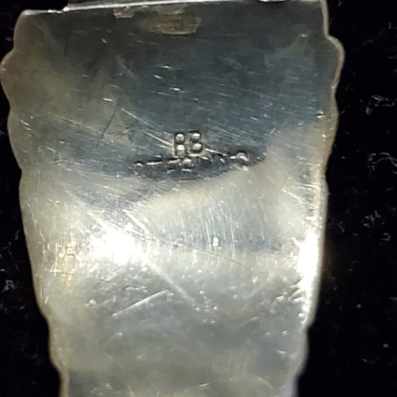 Ladies Navajo Sterling Silver Watch marked RB - Picture 3 of 4